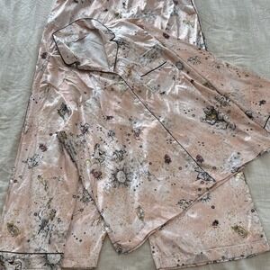 Victorias Secret's Astrology Zodiac Dreams Satin Pajamas Set XL Rare Lounge Star